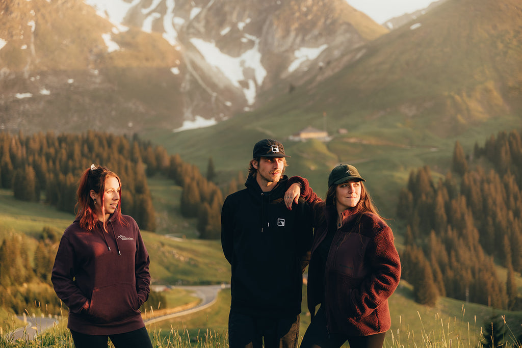 HILLRIDERS Sherpa-Hoodie