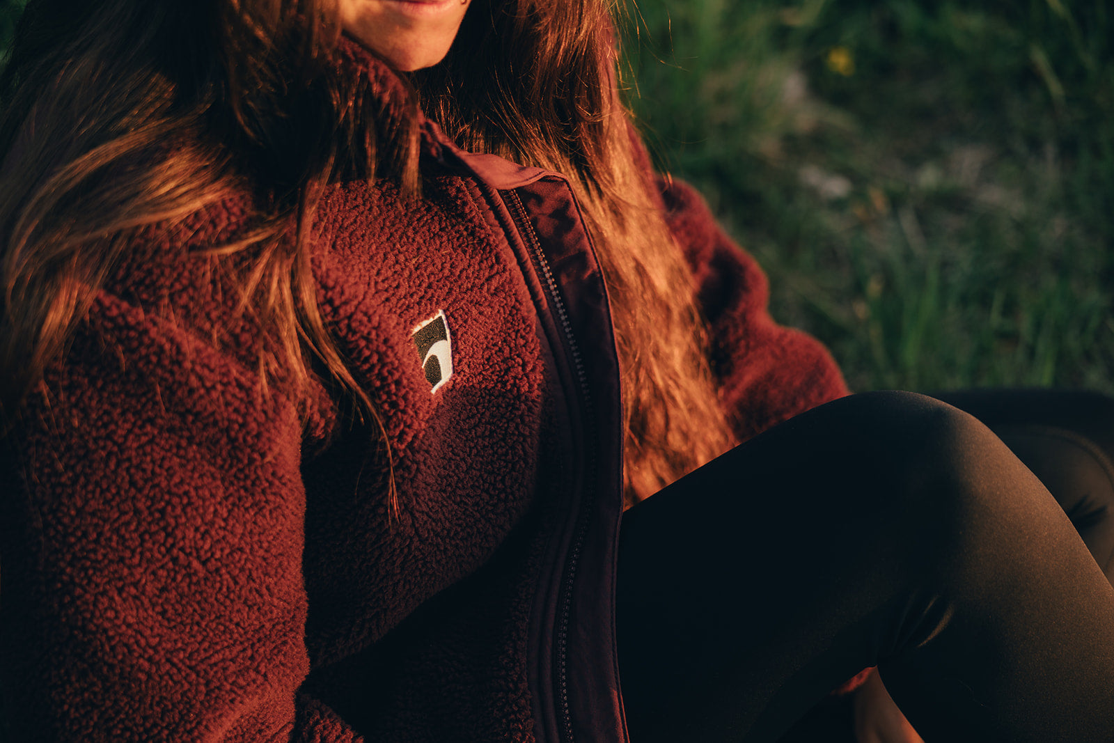 HILLRIDERS Sherpa-Hoodie